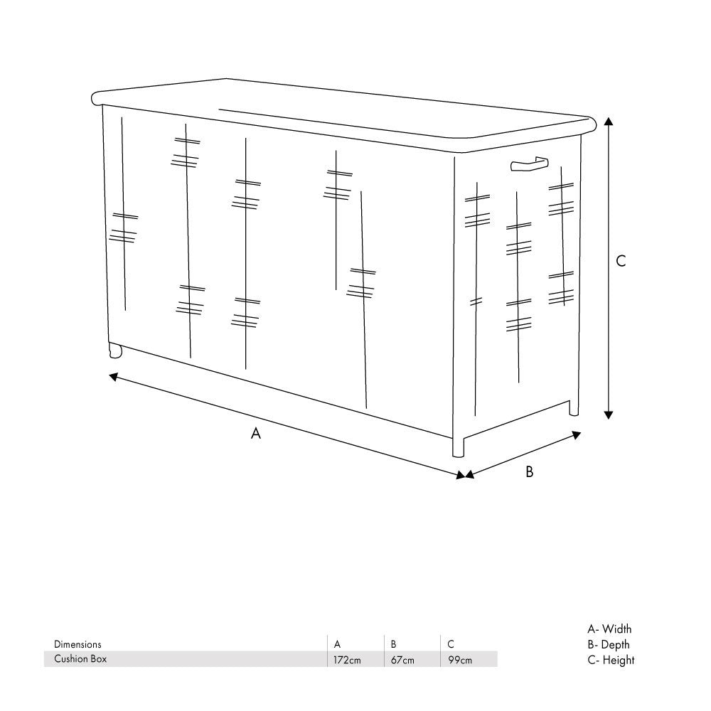 K/D Large Cushion Box
