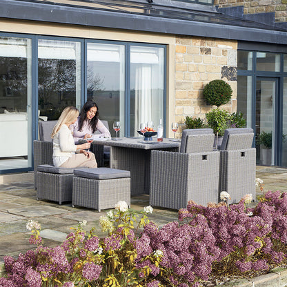 Bermuda Outdoor Cube Set with Ceramic Top