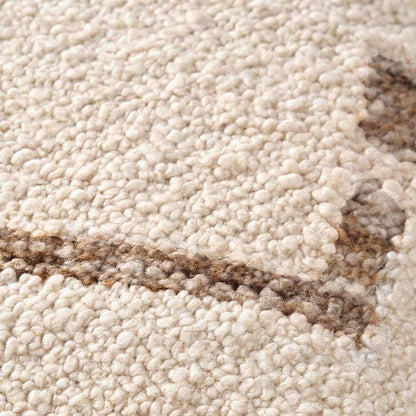 Indoor Outdoor Natural and Tan Fleck Design Scatter Cushion