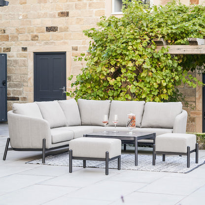 Nevada Putty Outdoor Corner Seating Set