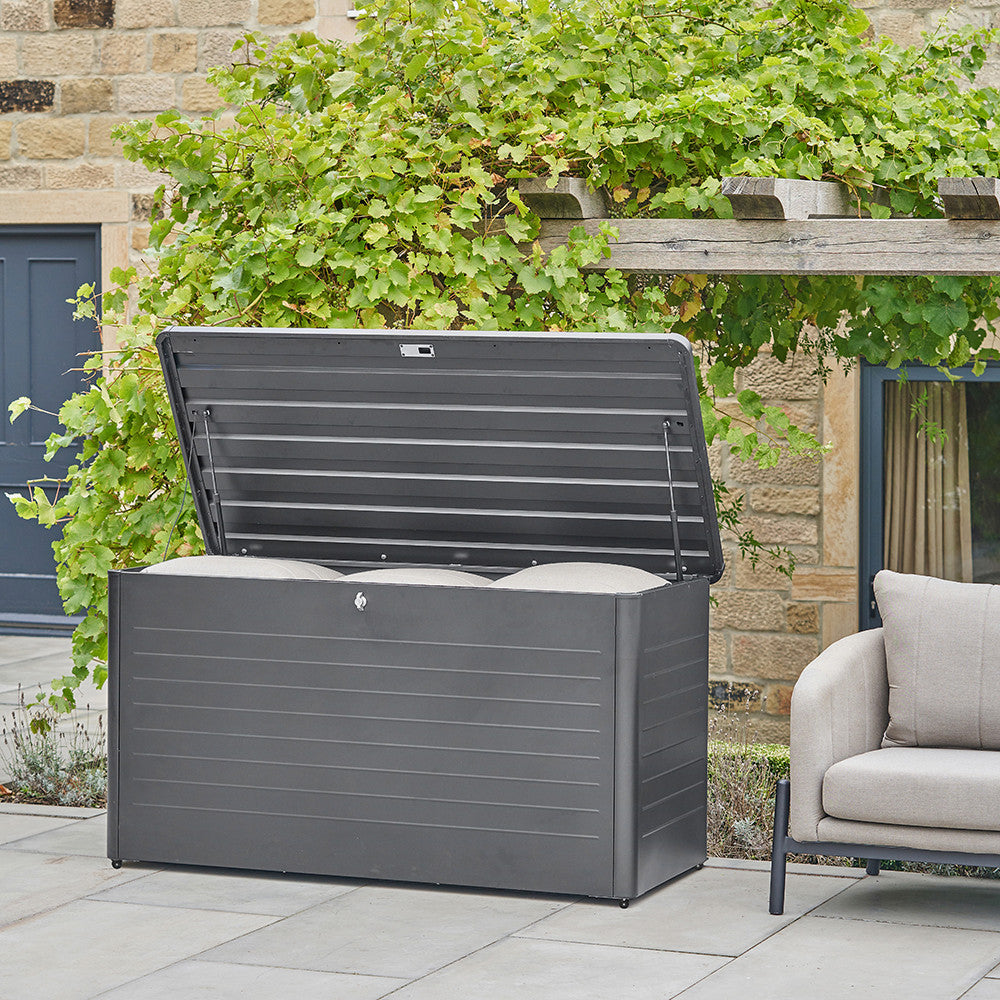 Rhode Island Large Galvanised Steel Cushion Box