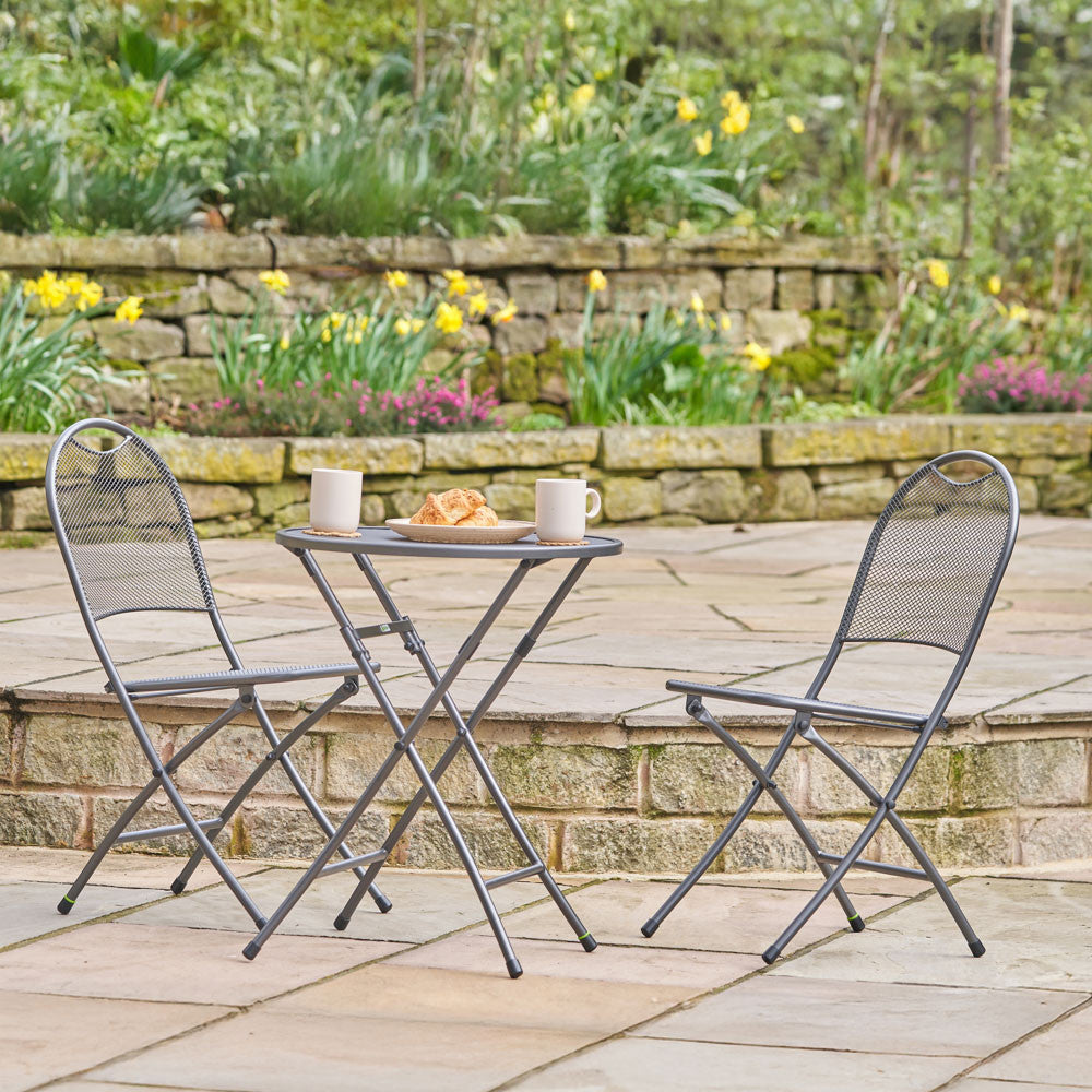 Café Latte Balcony Folding Bistro Set