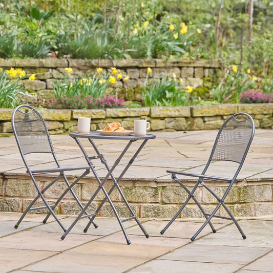 Café Latte Balcony Folding Bistro Set