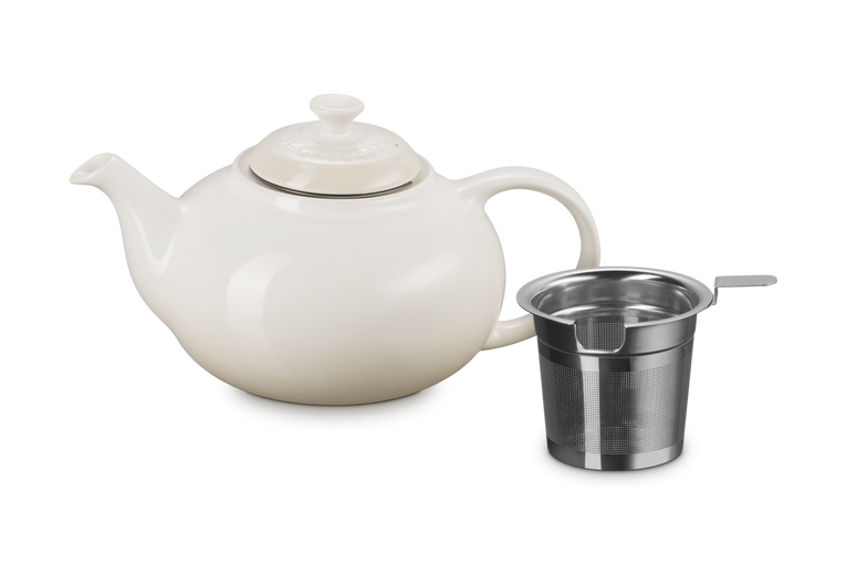 Le Creuset Stoneware Teapot with Stainless Steel Infuser (1.3L)