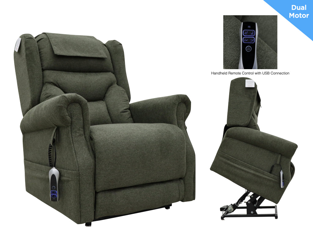 Berkshire Dual Motor Lift & Tilt Armchair