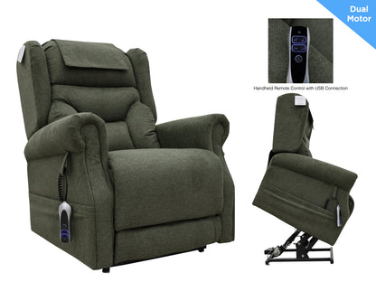 Berkshire Dual Motor Lift & Tilt Armchair