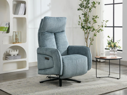 Prestige Fabric Electric Swivel Chair