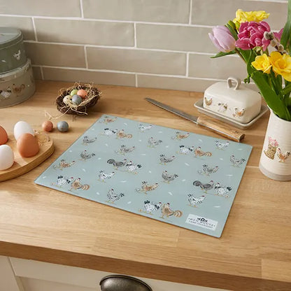 Cooksmart Hen House Lane Glass Worktop Saver