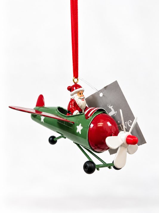 Flying Santa Pendant