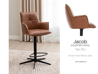 Jacob PU Barstool