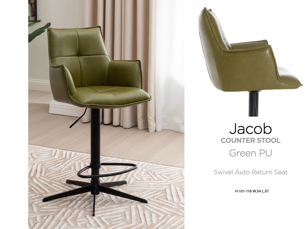 Jacob PU Barstool