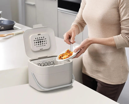 Joseph & Joseph Stack 4L Stone Food Waste Caddy