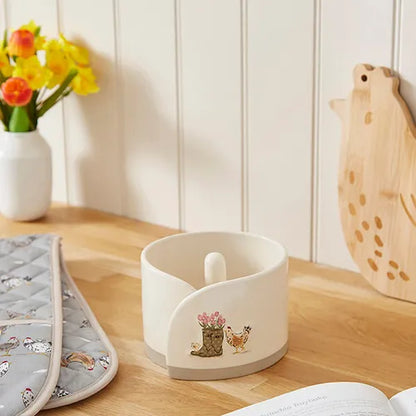 Cooksmart Hen House Lane Kitchen Roll Holder