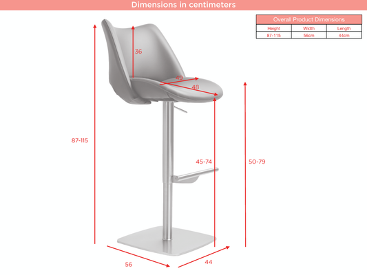 Contour Gold Olive Barstool