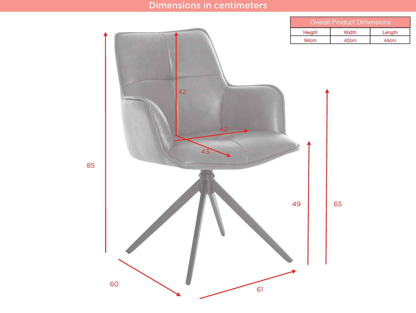 Jacob Fabric Dining Chair