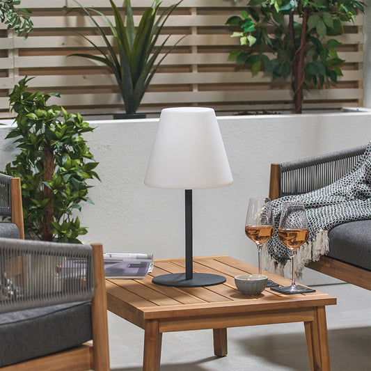 Grey Outdoor Lamp