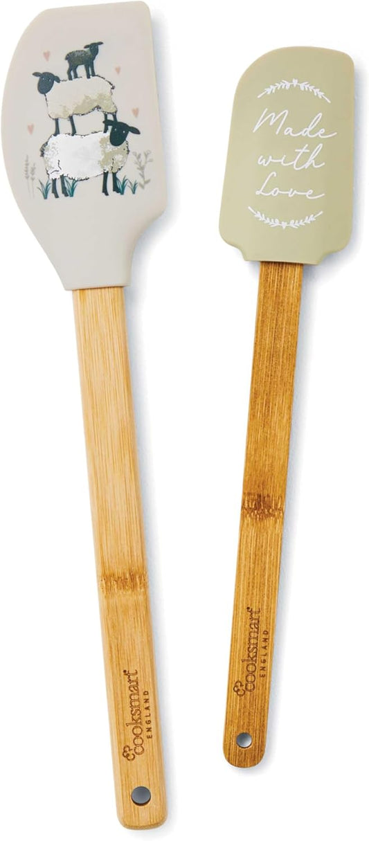 Cooksmart Highland Sheep Set of 2 Spatulas