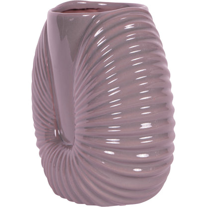 Laura Ashley Pink Harriston Stoneware Conche Vase