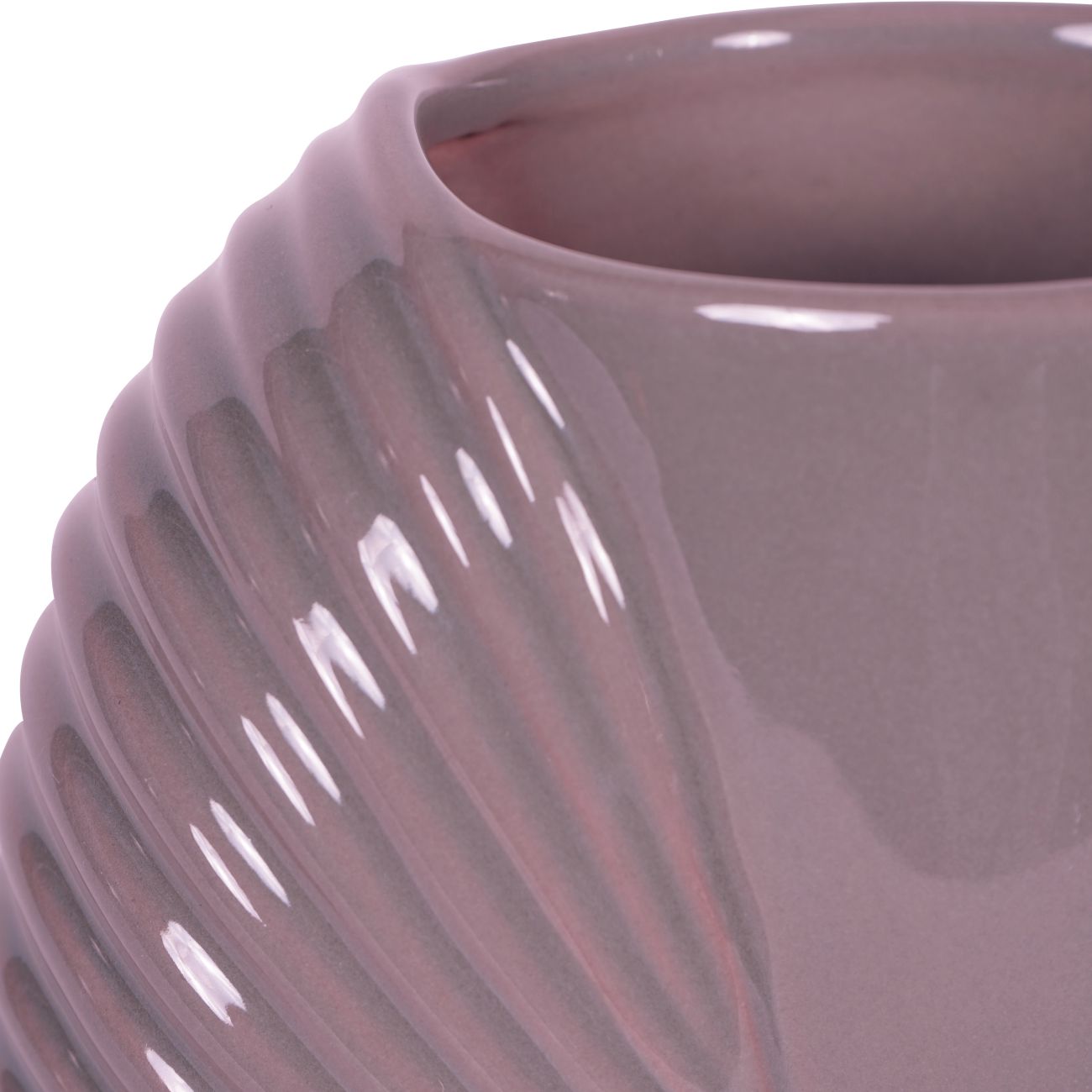 Laura Ashley Pink Harriston Stoneware Conche Vase