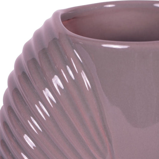 Laura Ashley Pink Harriston Stoneware Conche Vase
