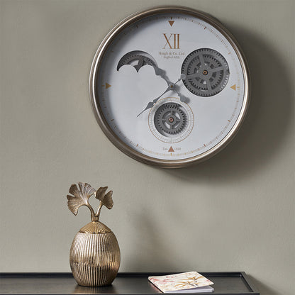 Metal Working Cog Wall Clock