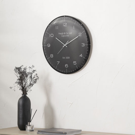 Dome Glass Wall Clock