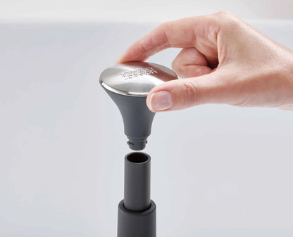 Joseph & Joseph Push&Tear™ Grey Kitchen Roll Holder