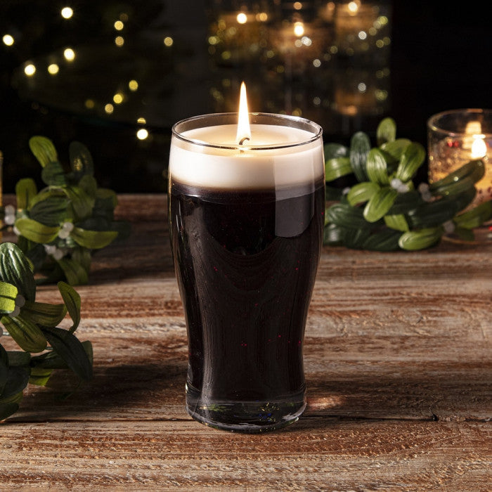 Stout Glass Gel Candle
