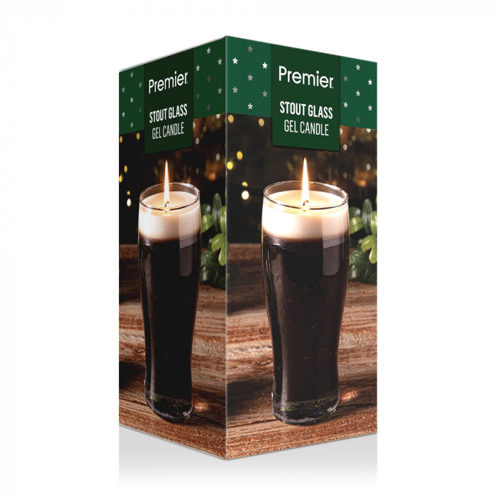 Stout Glass Gel Candle