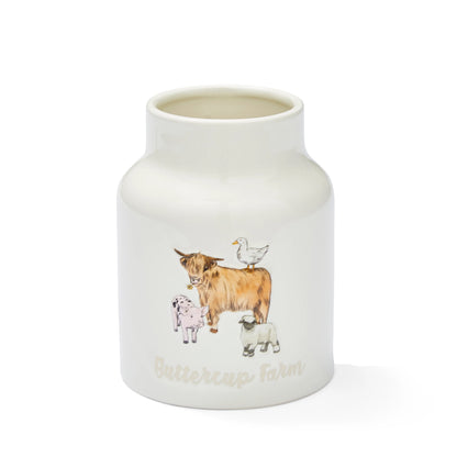Cooksmart Buttercup Farm Ceramic Utensil Pot
