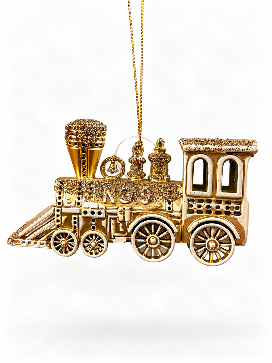 Golden Train Pendant