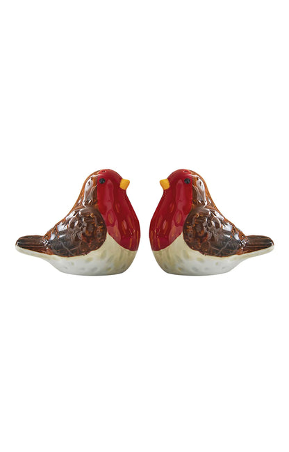 Cooksmart Christmas Robins Retreat Salt & Pepper Set