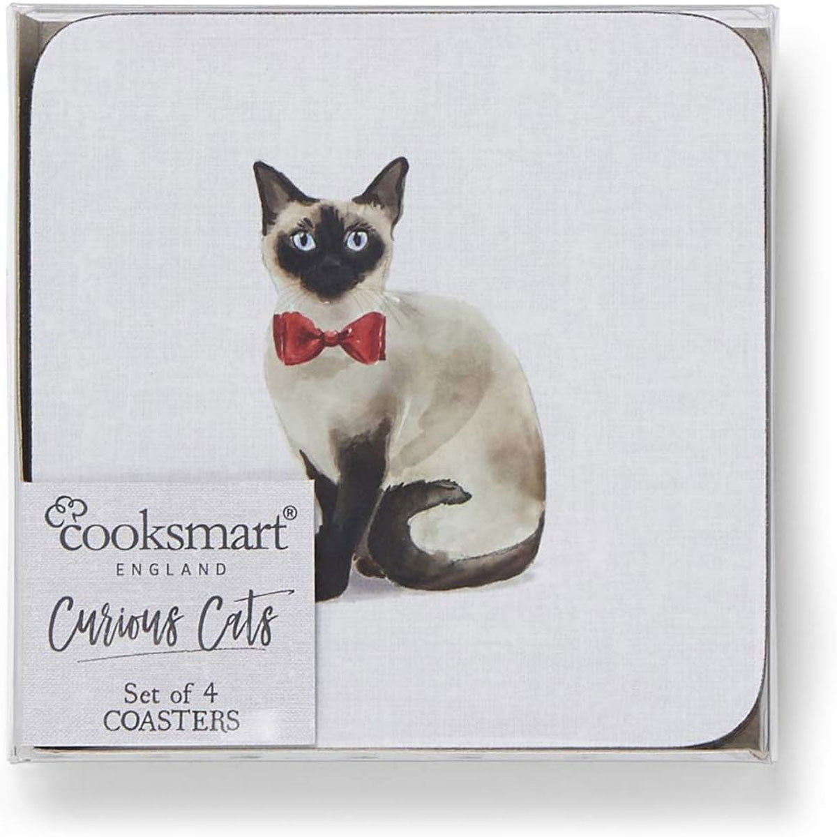 Cooksmart Curios Cats Cork Coasters
