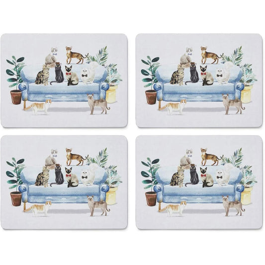 Cooksmart Curious Cats Placemats
