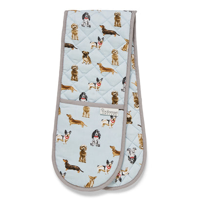 Cooksmart Curious Dogs Double Oven Gloves