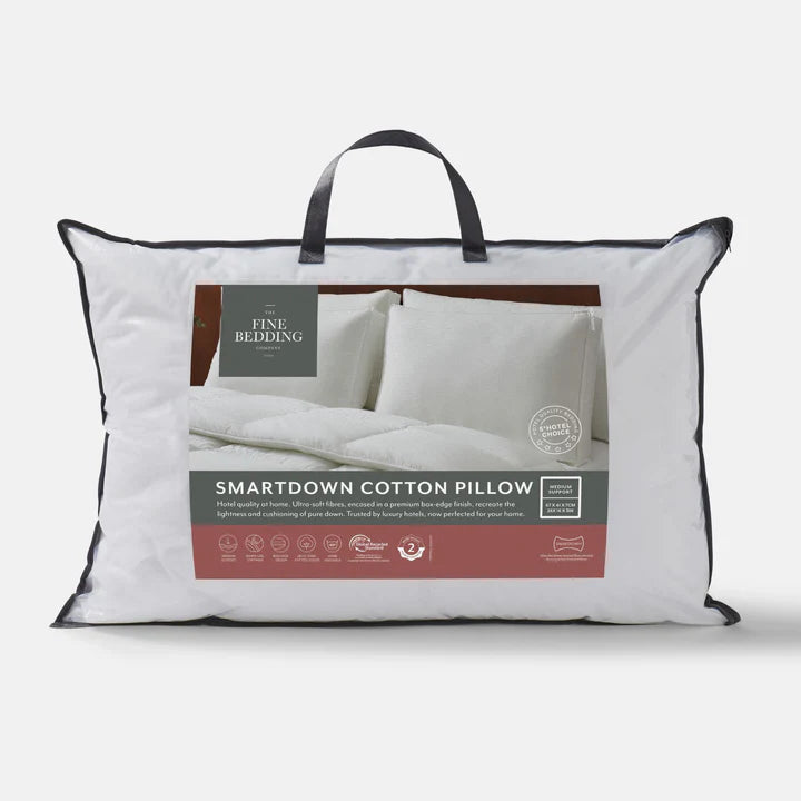The Fine Bedding Company Smartdown Cotton Pillow