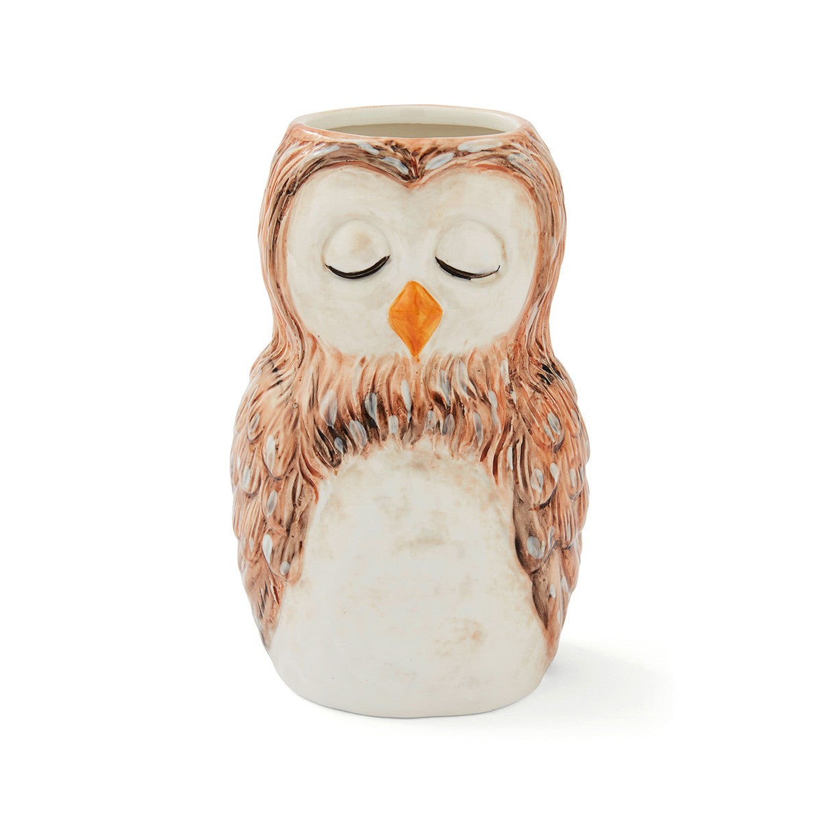 Cooksmart Forest Fable Ceramic Owl Shaped Utensil Pot