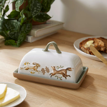 Cooksmart Forest Fable Ceramic Butter Dish