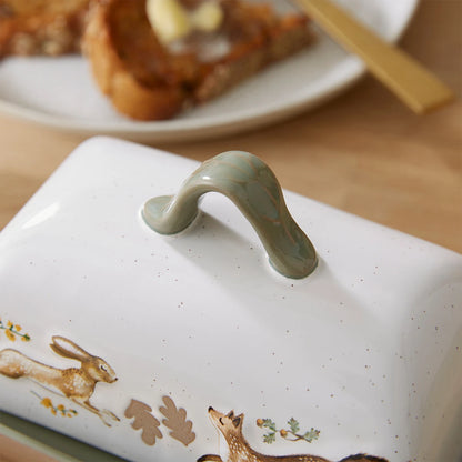 Cooksmart Forest Fable Ceramic Butter Dish
