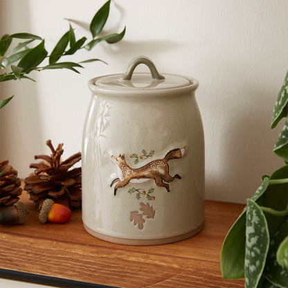 Cooksmart Forest Fable Fox Ceramic Storage Jar