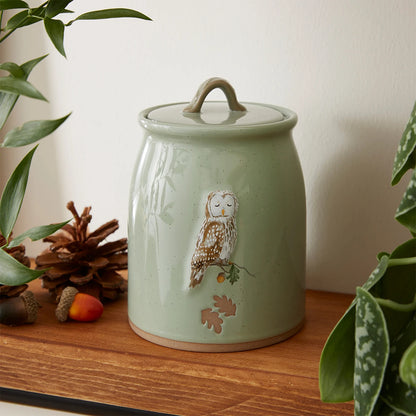 Cooksmart Forest Fable Owl Ceramic Storage Jar