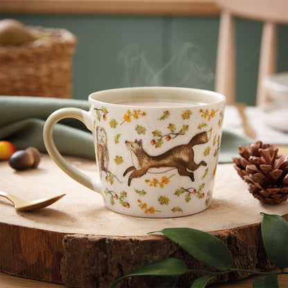 Cooksmart Forest Fable Fox & Hare Conical Mug