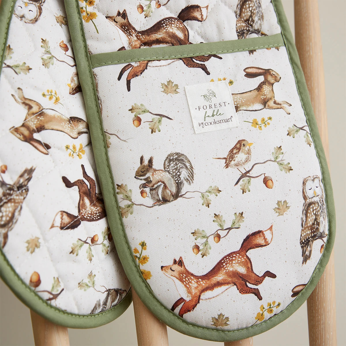 Cooksmart Forest Fable Double Oven Glove