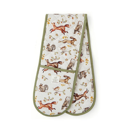 Cooksmart Forest Fable Double Oven Glove