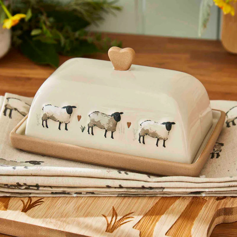 Cooksmart Highland Sheep Butter Dish