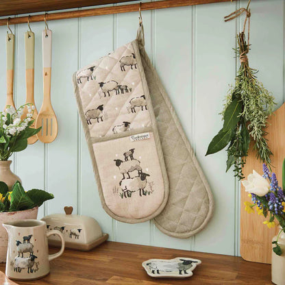 Cooksmart Highland Sheep Double Oven Glove