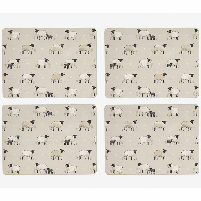 Cooksmart Highland Sheep Pack of 4 Placemats