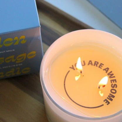Home Fragrance Co. You Are Awesome Hidden Message Candle