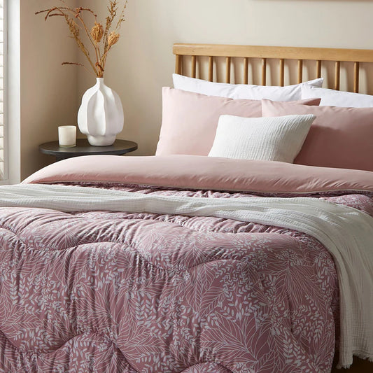Night Lark® Linear Leaf Coverless Duvet Set 10.5tog