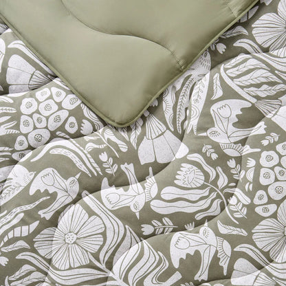 Night Lark® Olive Meadow Coverless Duvet Set 6tog